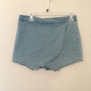 Denim Skort